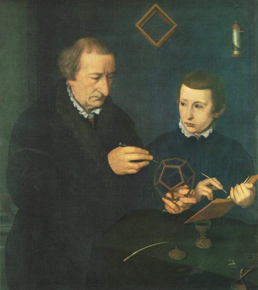 Retrato De Johannes Neudorfer Y His Son Neufchatel — Nicolas Neufchatel