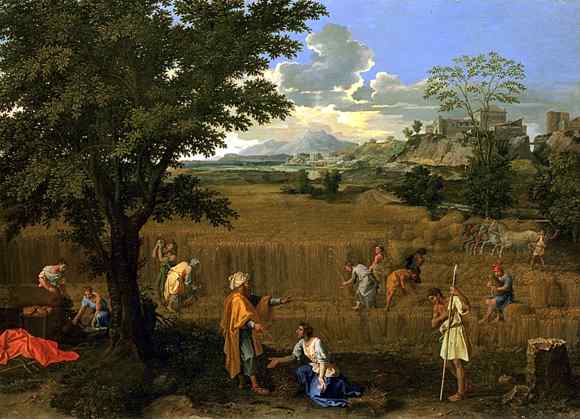 Lt Ou Ruth Et Booz 1660 64 Poussin — Nicolas Poussin