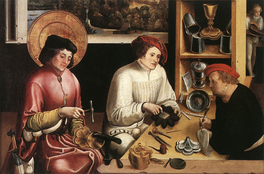 San Eligius En Taller Manuel — Niklaus Manuel
