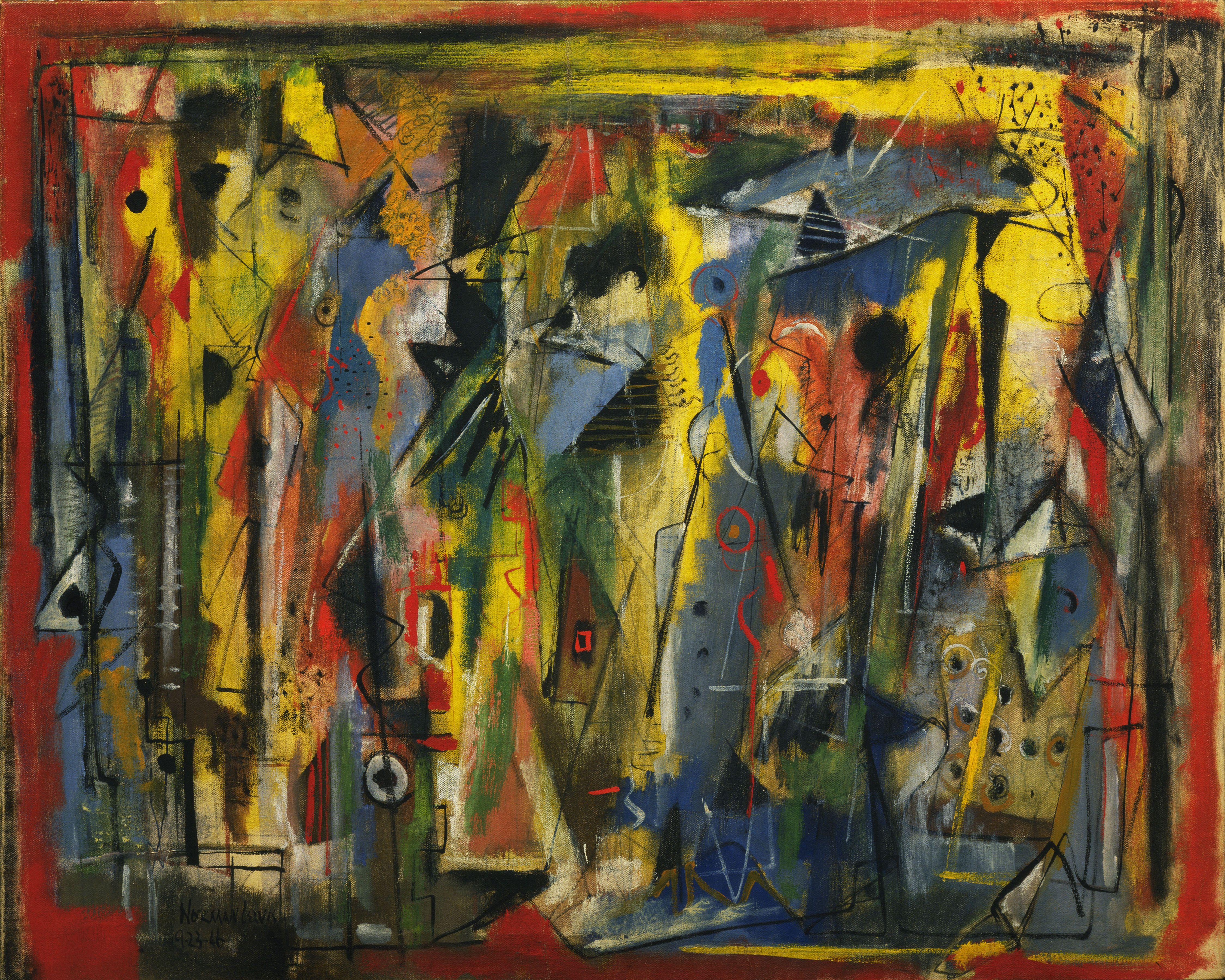 Vorticista abstracto (Alwin Langdon Coburn), Wyndham Lewis