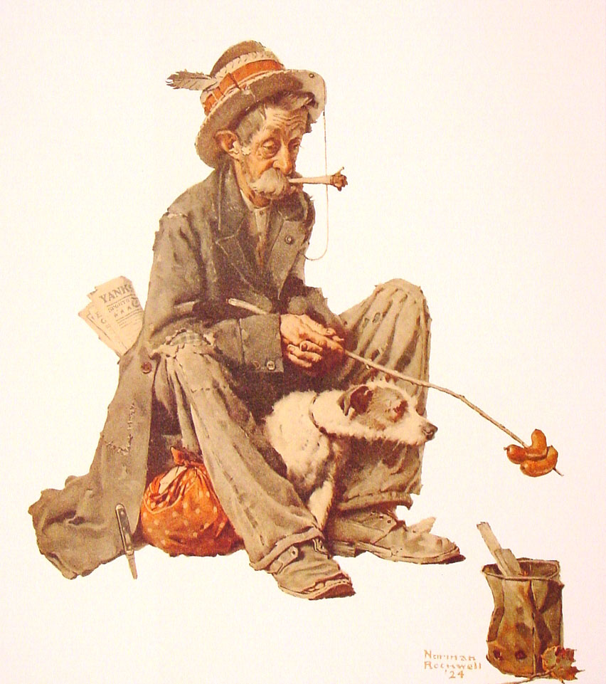 Hobo Y Perro Rockwell — Norman Rockwell