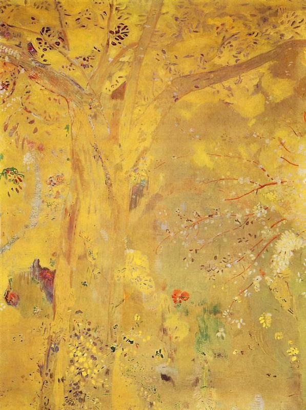 Amarillo Arbol Redon — Odilon Redon