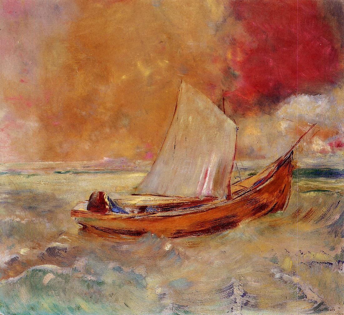 Amarillo Barca Redon — Odilon Redon