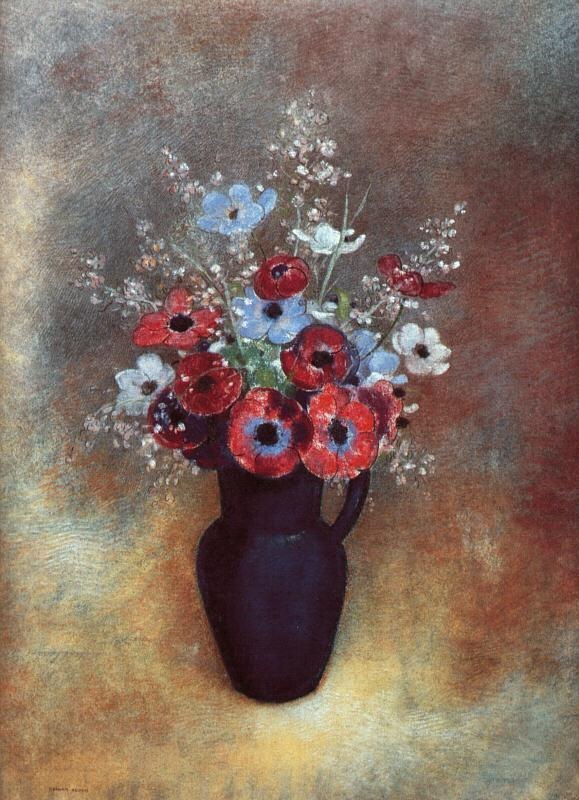Anemones En Jug Redon — Odilon Redon