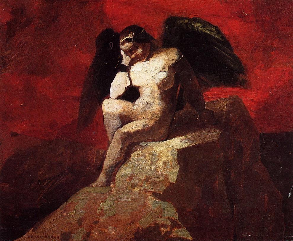 Angel En Chains Redon — Odilon Redon
