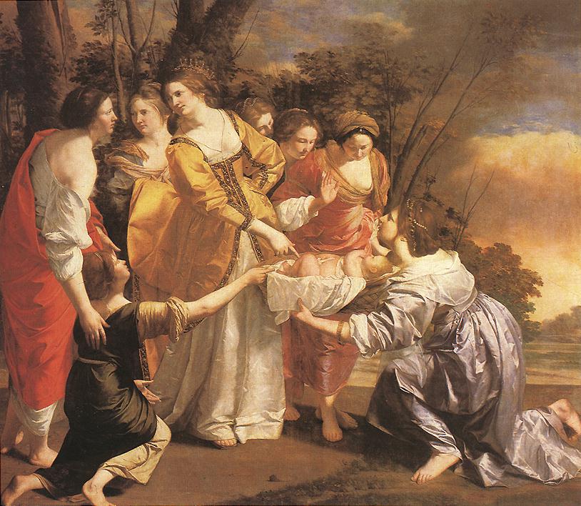 Finding De Moses Gentileschi — Orazio Gentileschi