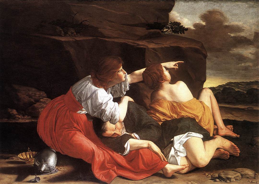 Lot Y His Daughters Gentileschi — Orazio Gentileschi