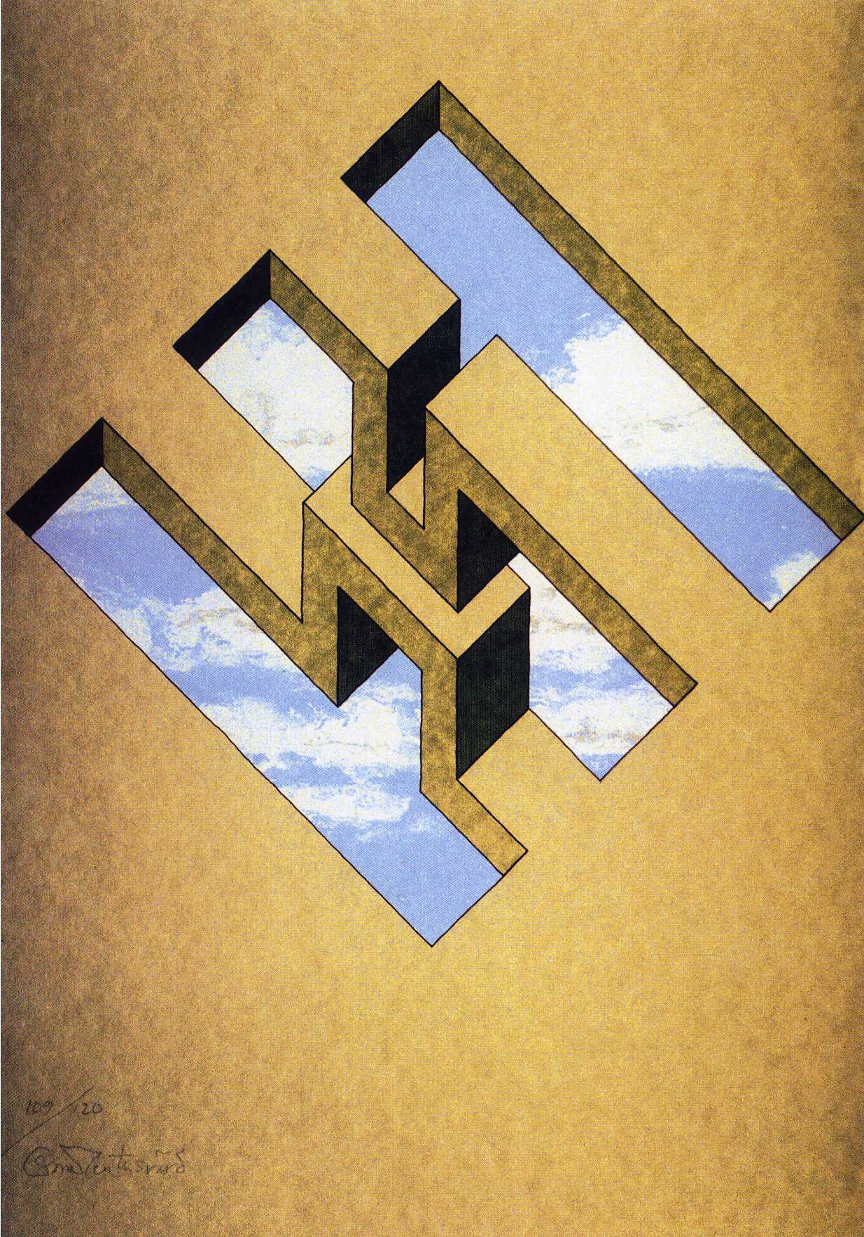Oscar Reutersvard 129 — Oscar Reutersvard