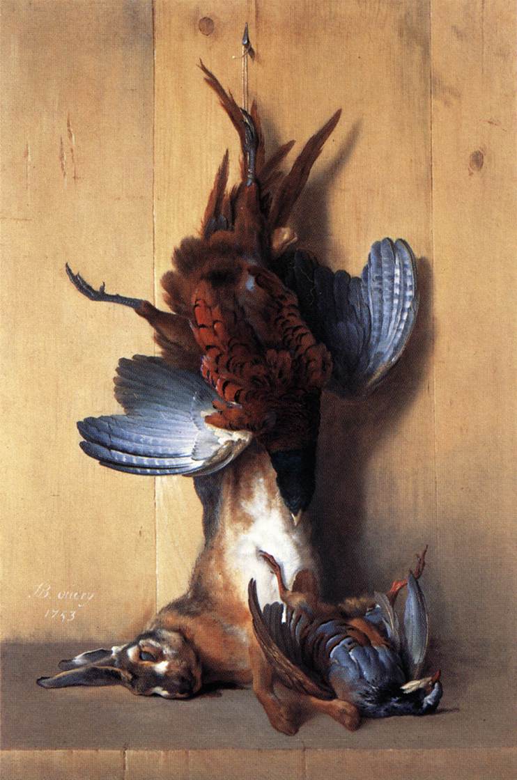 Bodegon Con Pheasant Oudry — Oudry