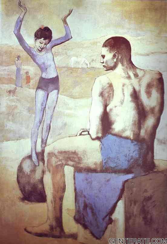 Acrobat Sobre Ball Picasso 02 — Pablo Picasso — Cubismo