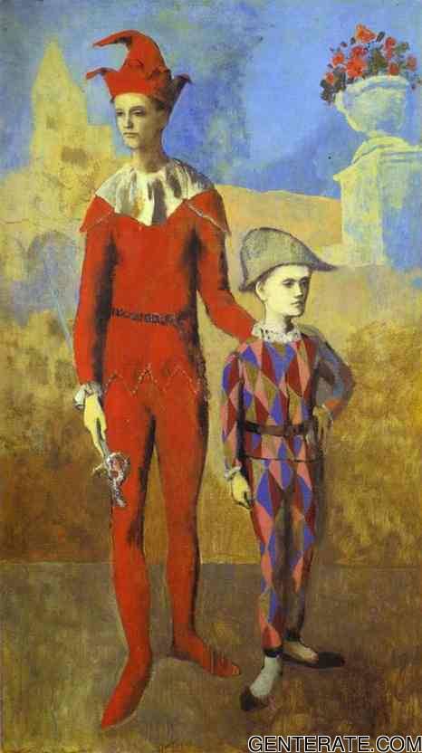 Acrobat Y Joven Harlequin Picasso — Pablo Picasso — Cubismo