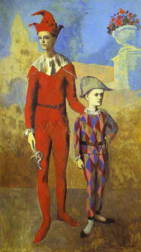 Acrobate Et Jeune Arlequin Picasso — Pablo Picasso — Cubismo