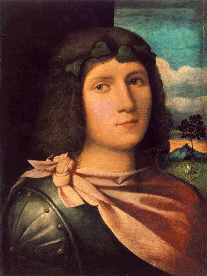 Retrato De Joven Hombre Vecchio — Palma Il Vecchio