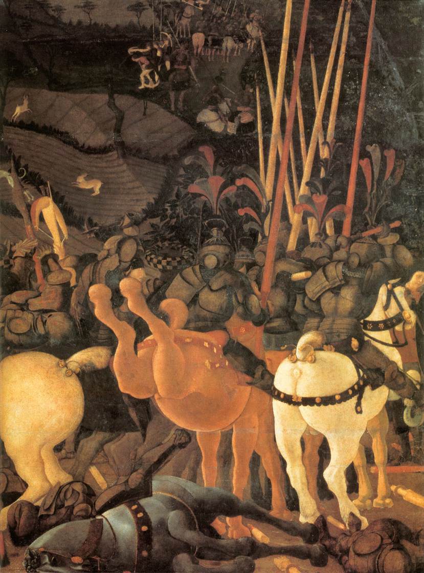 Batalla De San Romano Bernardino Della Ciarda Detalle 2 Uccello — Paolo Uccello