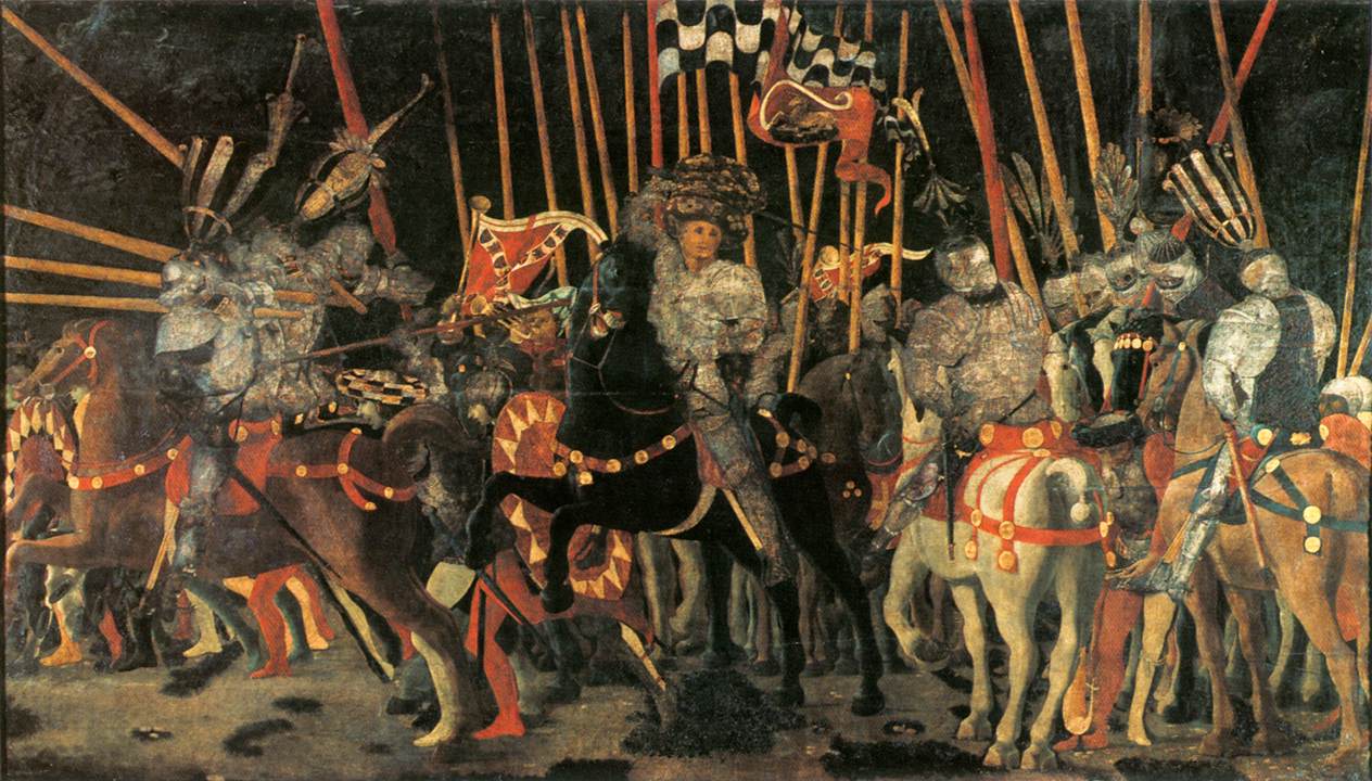 Batalla De San Romano Micheletto Da Cotignola Uccello — Paolo Uccello