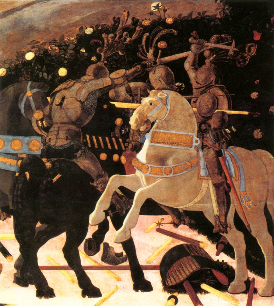 Batalla De San Romano Niccolo Da Tolentino Detalle Uccello — Paolo Uccello