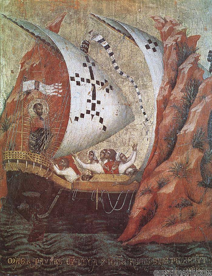 Escena De Life De Santo Mark Veneziano — Paolo Veneziano