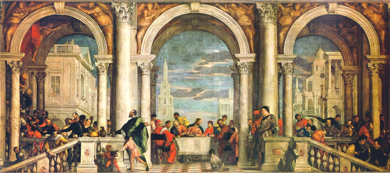 Banquete En Casa De Levi Veronese — Paolo Veronese