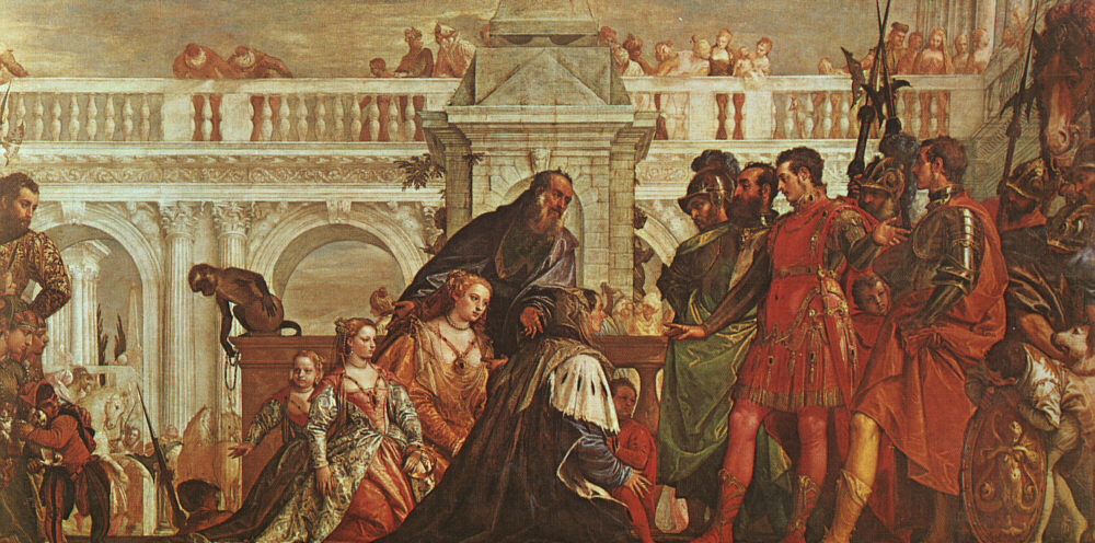 Family De Darius Antes De Alexander Veronese — Paolo Veronese