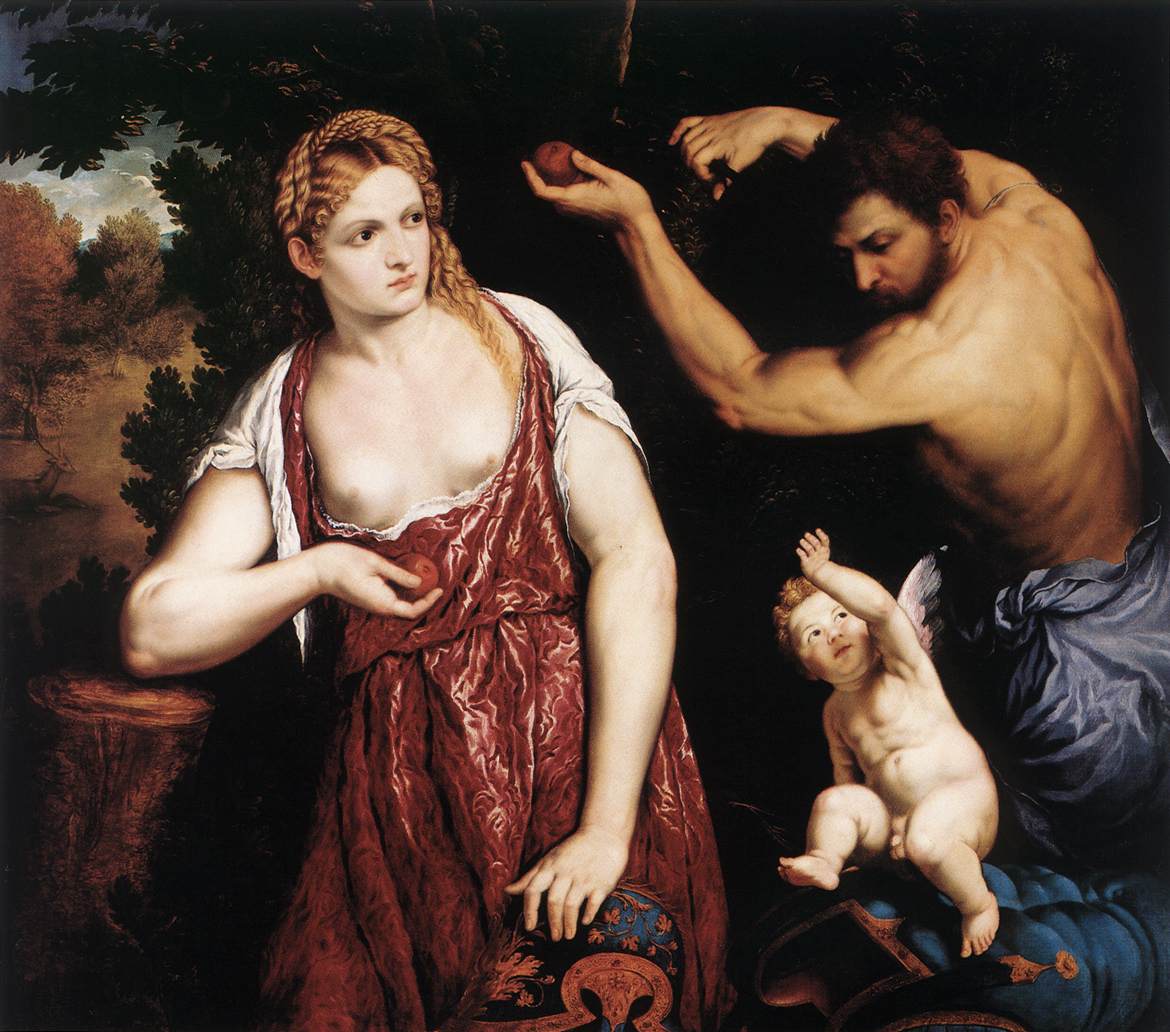 Venus Y Marte Con Cupid Bordon — Paris Bordon