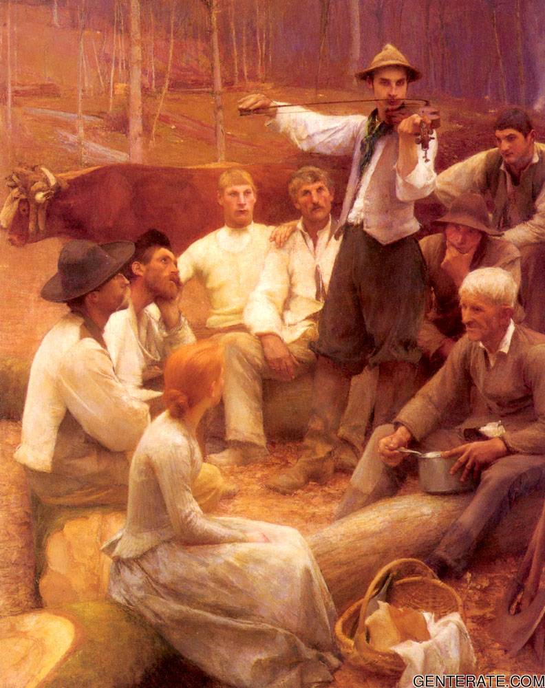 En Bosque Bouveret — Pascal Adolphe Dagnan Bouveret