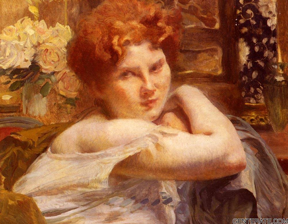 Le Femme Aux Cheveux Roux Besnard — Paul Albert Besnard