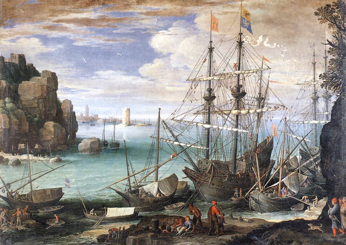 Vista De Puerto Bril — Paul Bril