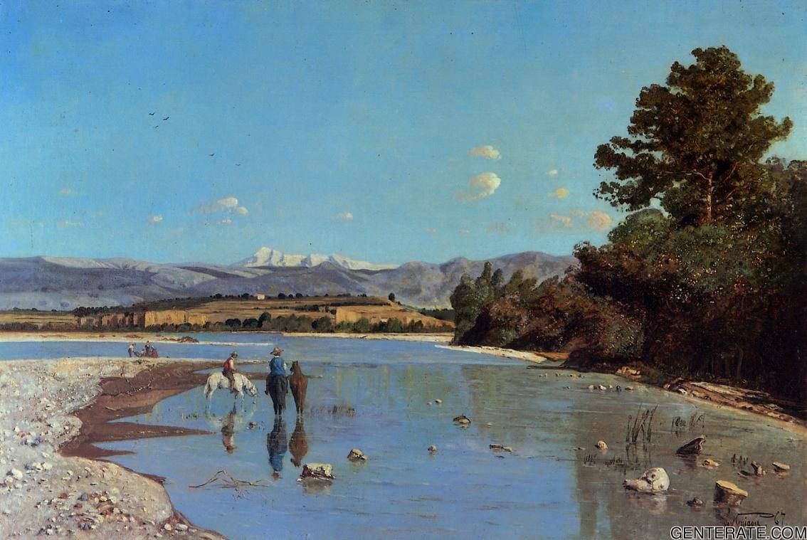 Banks De Durance En Puivert 2 Guigou — Paul Camille Guigou