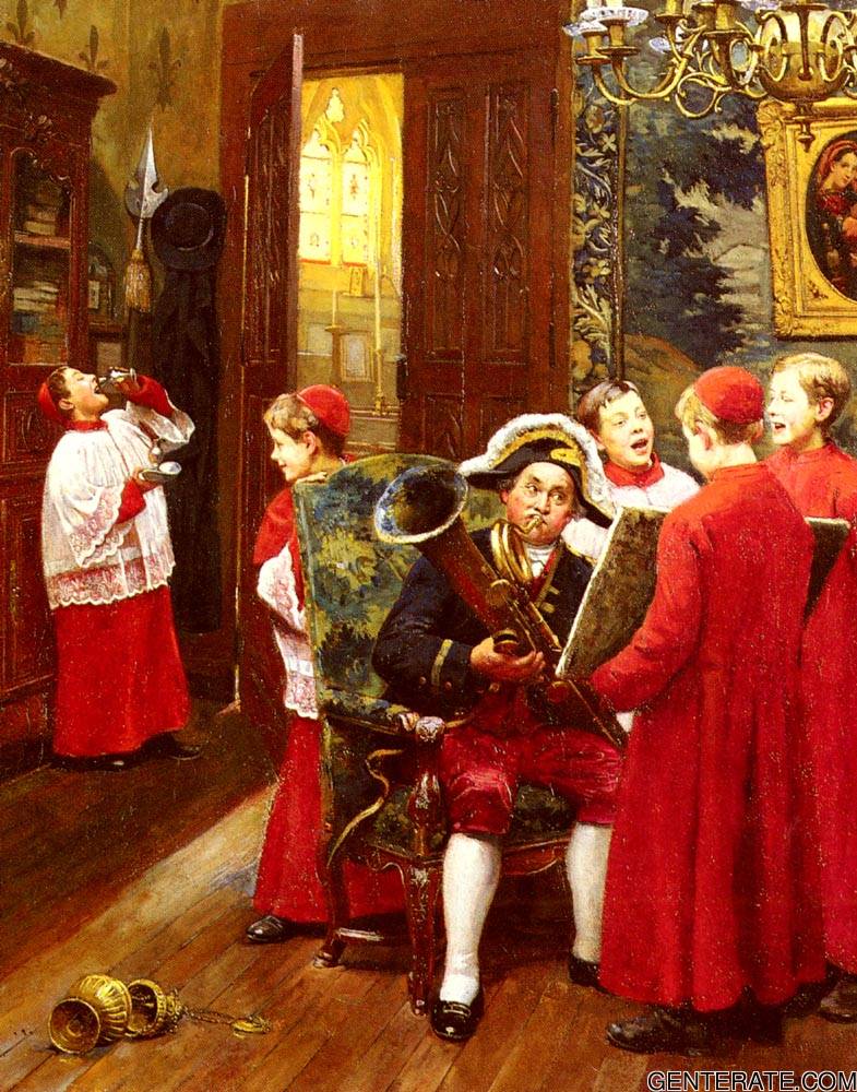 La Repetition Generale Moreau — Paul Charles Chocarne Moreau