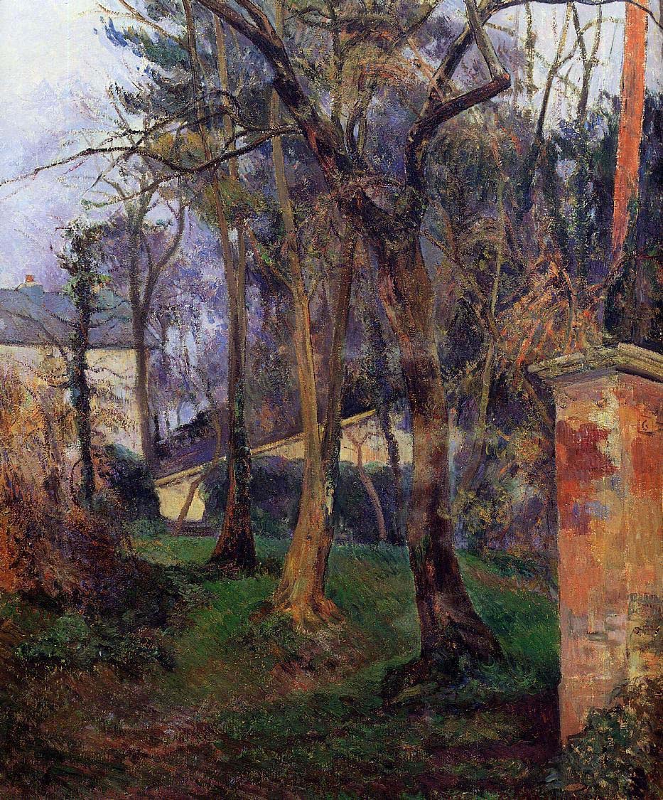 Abandoned Jardin Rouen Gauguin — Paul Gauguin — Posimpresionismo