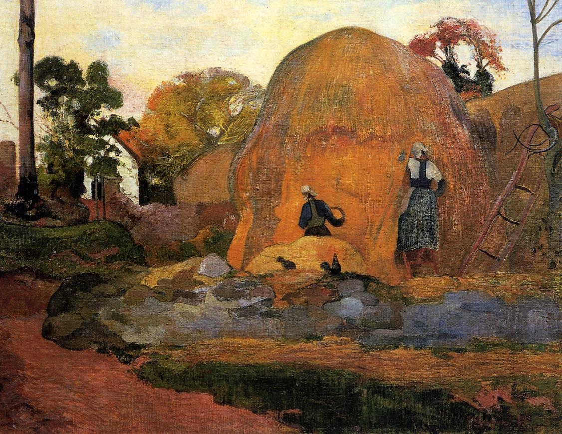 Amarillo Haystacks Gauguin — Paul Gauguin — Posimpresionismo