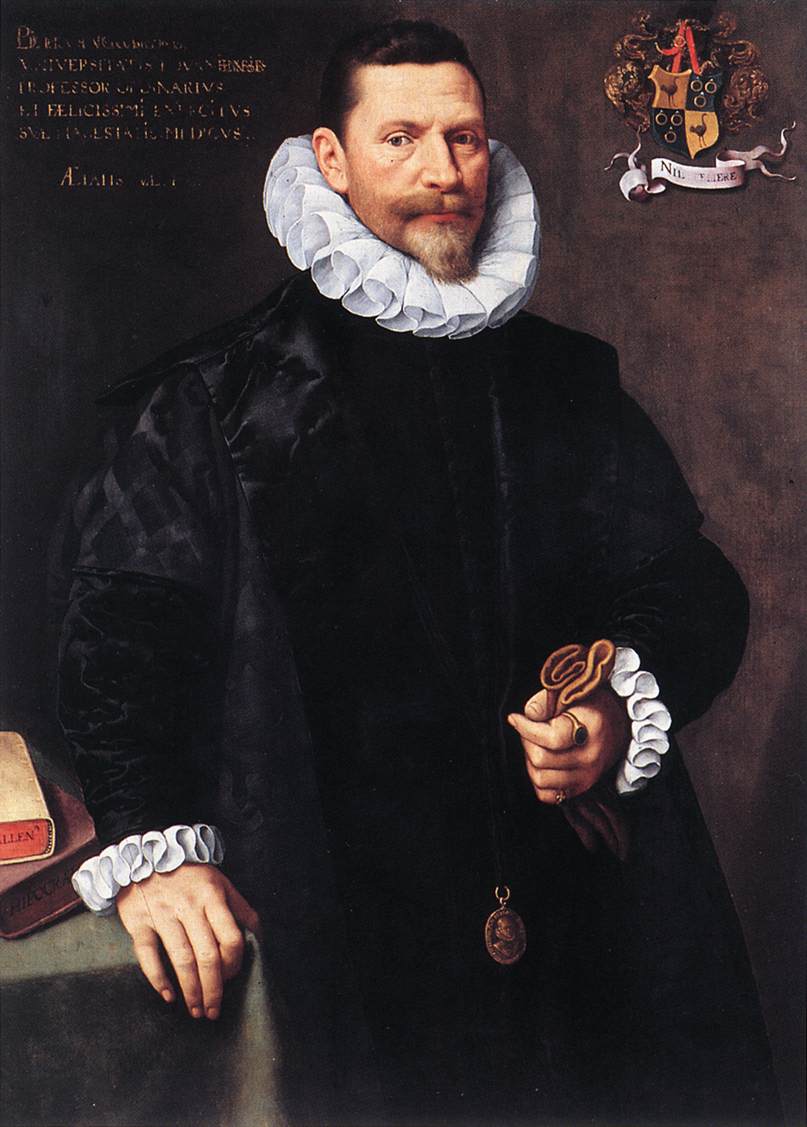 Retrato De Petrus Ricardus Pourbus — Paul Il Giovane Pourbus