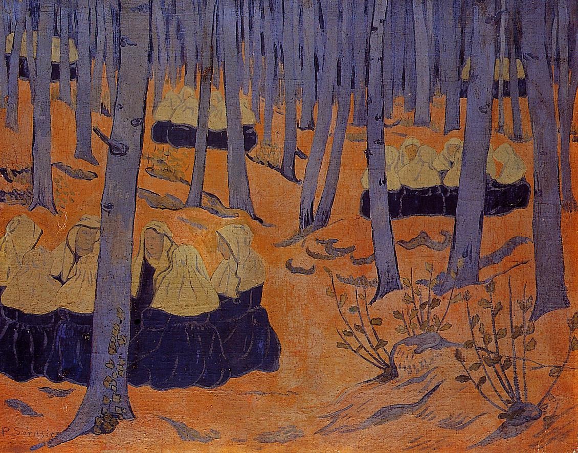 Breton Mujeres Meeting En Sacred Arboleda Serusier — Paul Serusier