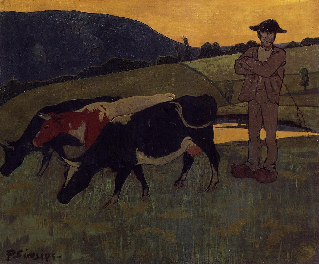 Campesino Con Three Crows Serusier — Paul Serusier