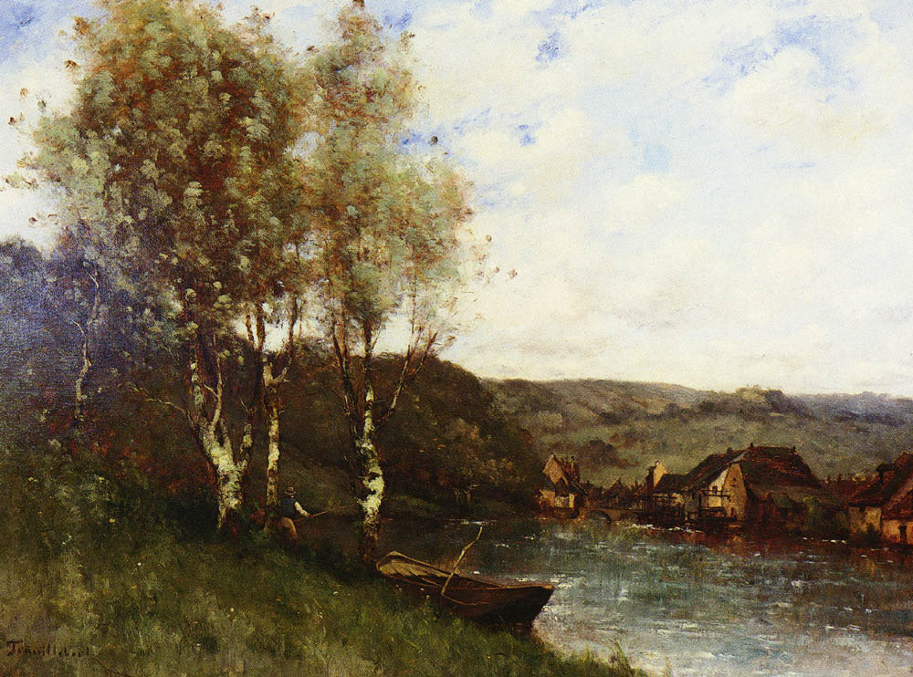 Pescador En Rios Edge Trouillebert — Paul Trouillebert