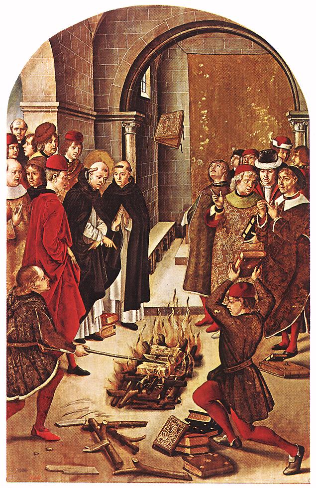 San Dominic Y Albigenses Berruguete — Pedro Berruguete