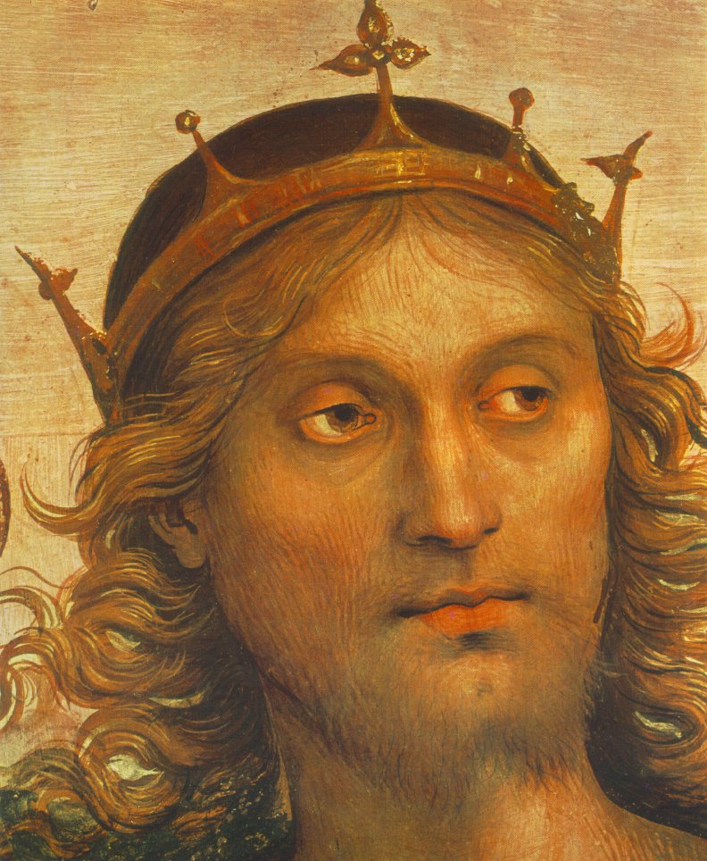 Almighty Con Prophets Y Sybils Detalle 2 Perugino — Perugino
