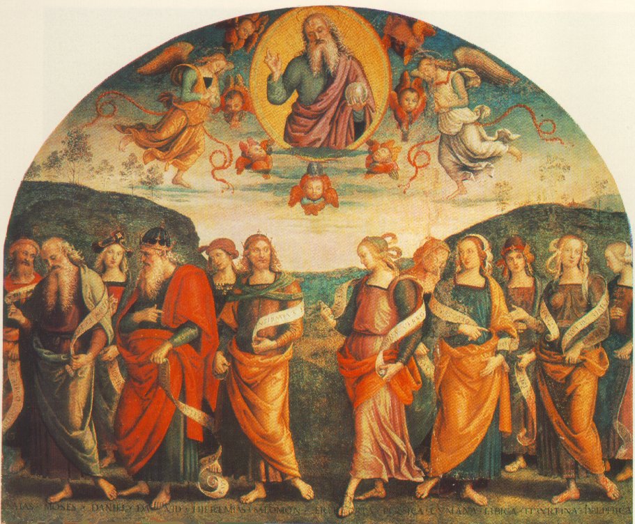 Almighty Con Prophets Y Sybils Perugino — Perugino