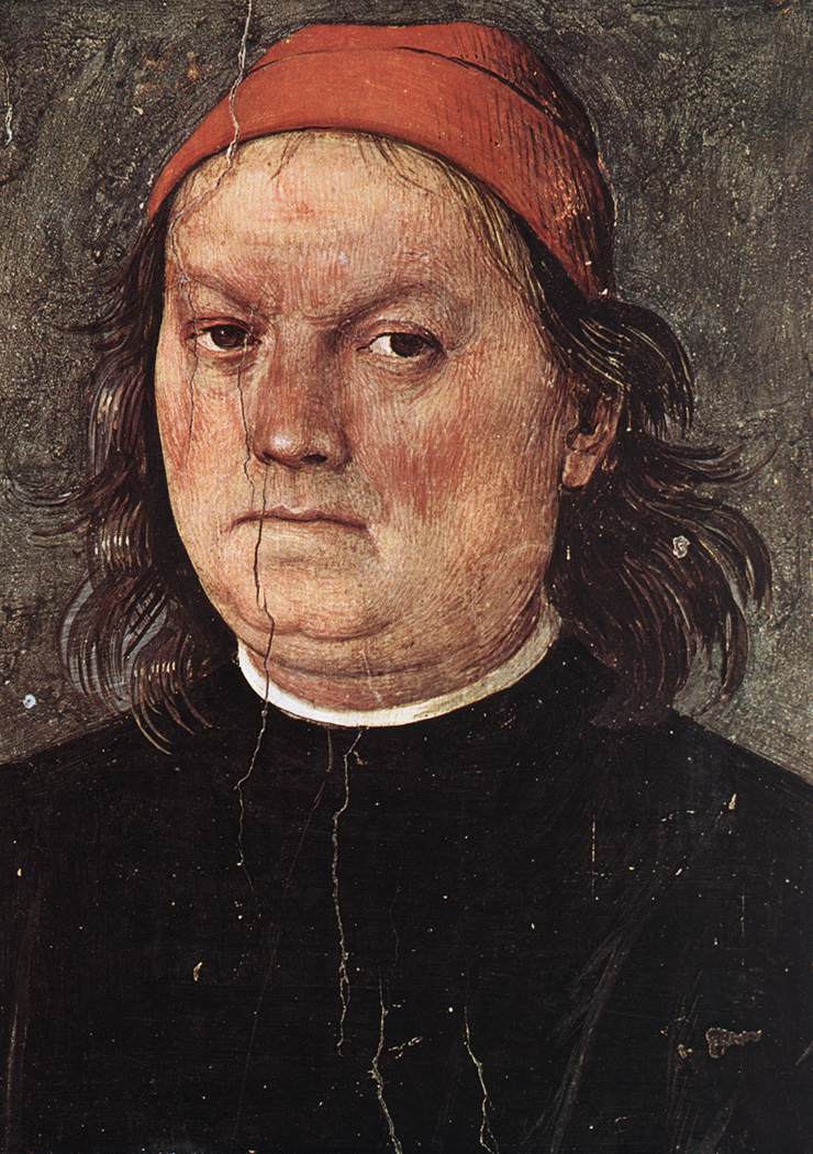 La entrega de las llaves a San Pedro, Pietro Perugino