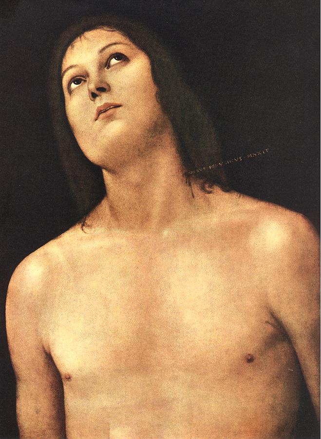 Busto De San Sebastian Perugino — Perugino