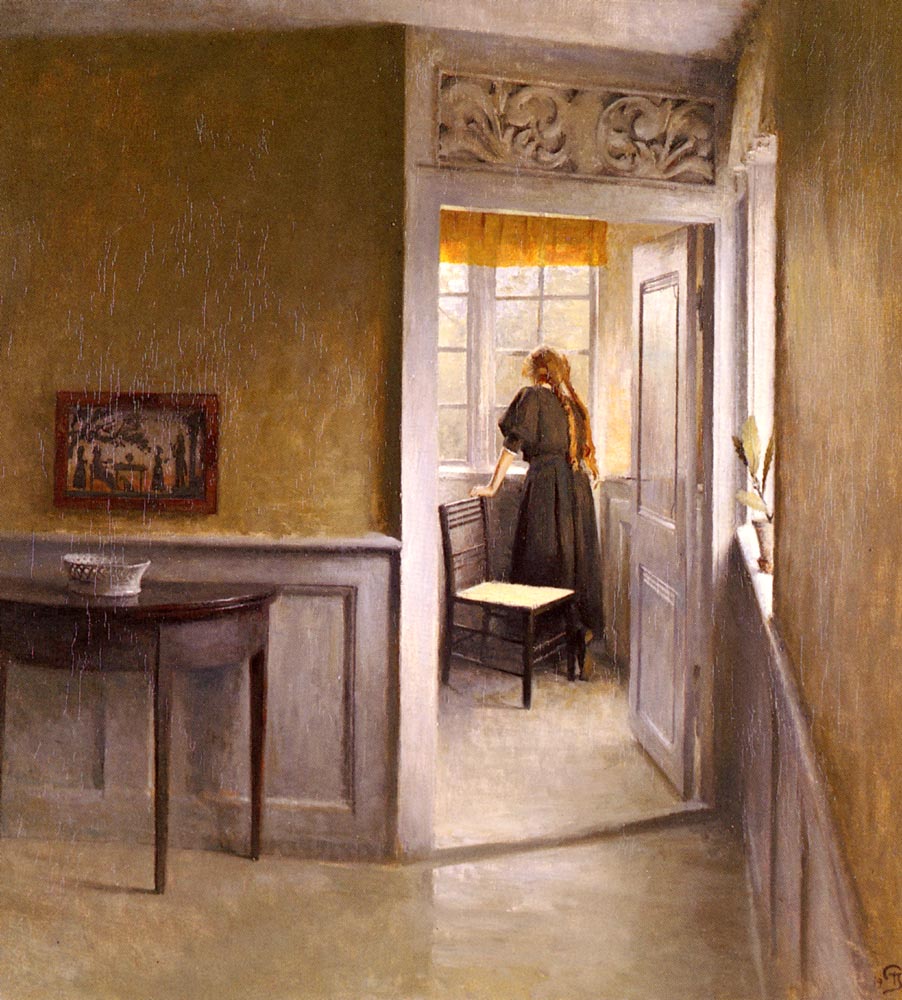 Mirando Out Ventana Ilsted — Peter Ilsted