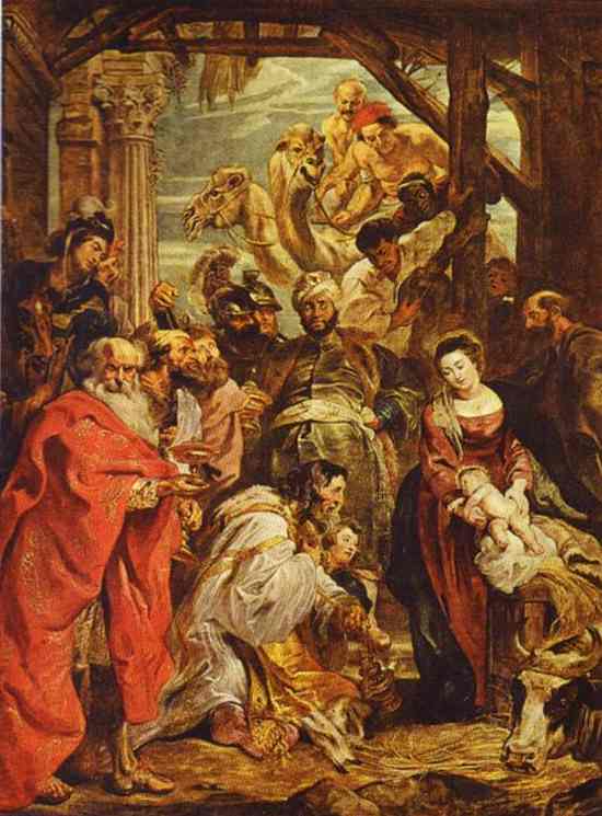 Adoracion De Magi Rubens — Peter Paul Rubens — Barroco