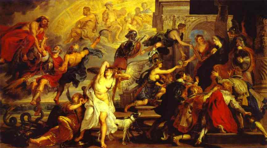 Apoteosis De Henry Iv Rubens — Peter Paul Rubens — Barroco