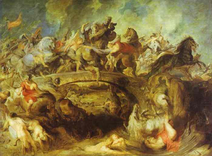 Batalla De Amazons Rubens — Peter Paul Rubens — Barroco