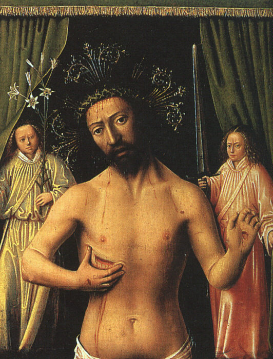 Hombre De Sorrows Christus — Petrus Christus