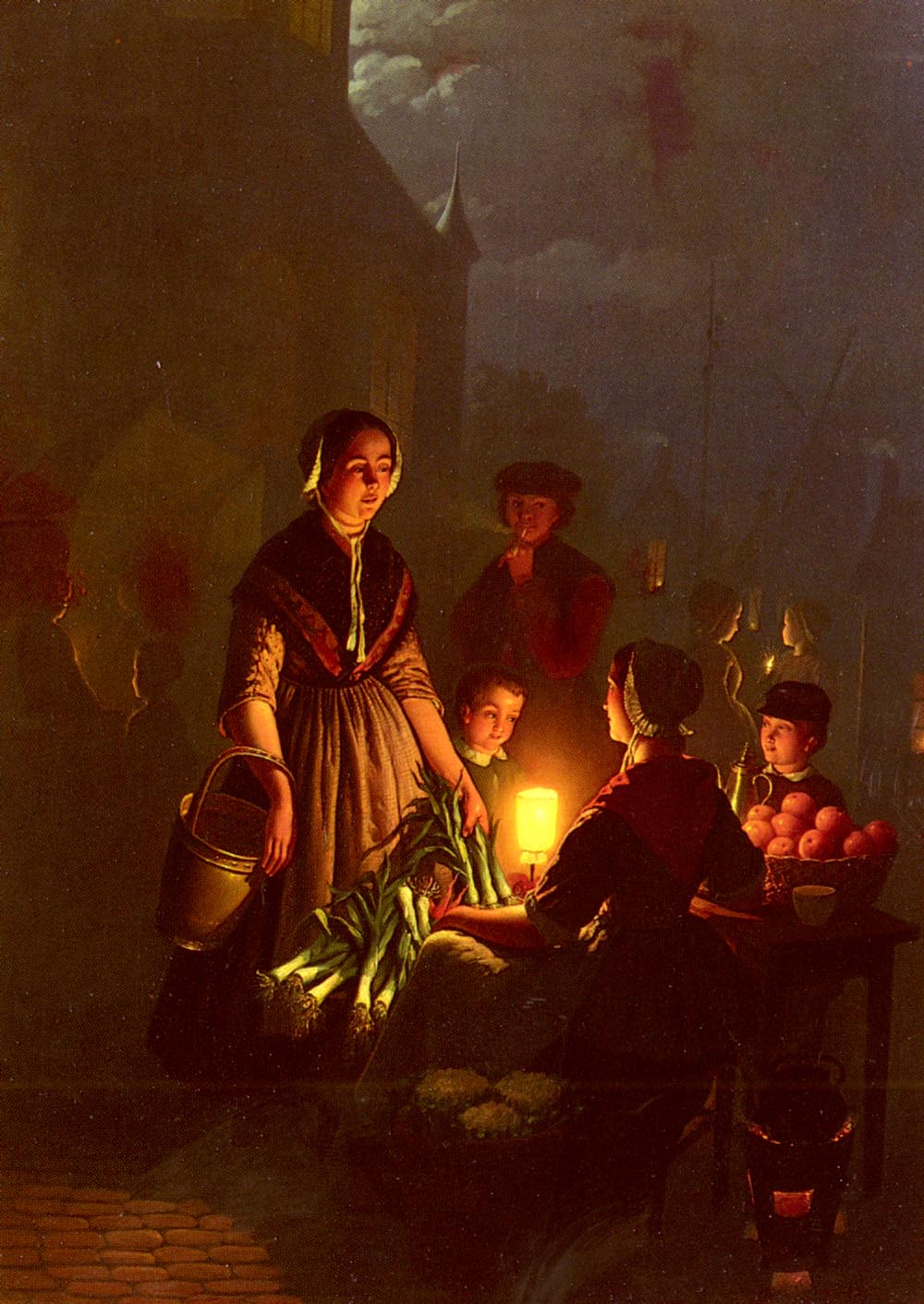 Tarde Mercado Schendel — Petrus Van Schendel