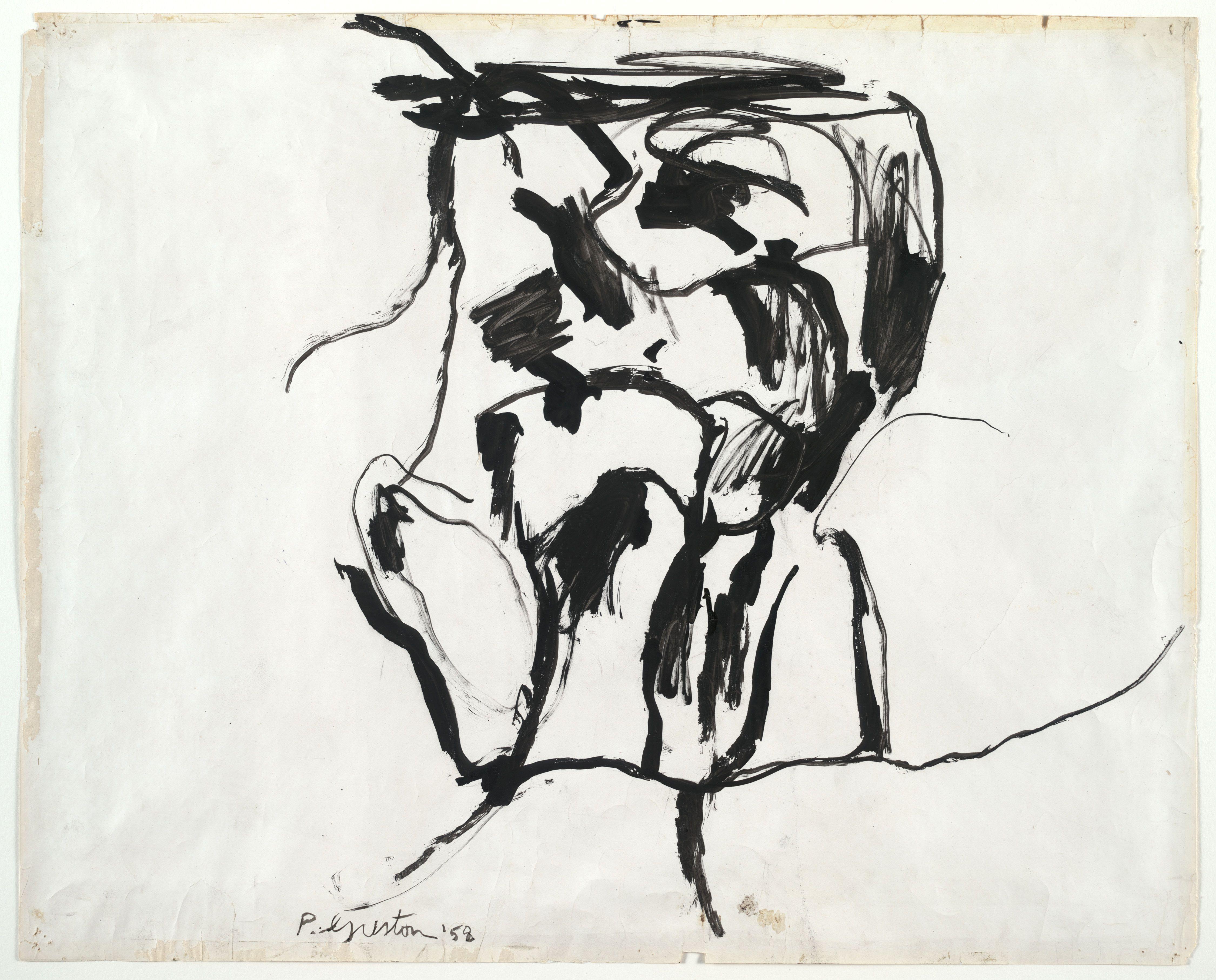 Cabeza Double Vista Guston — Philip Guston