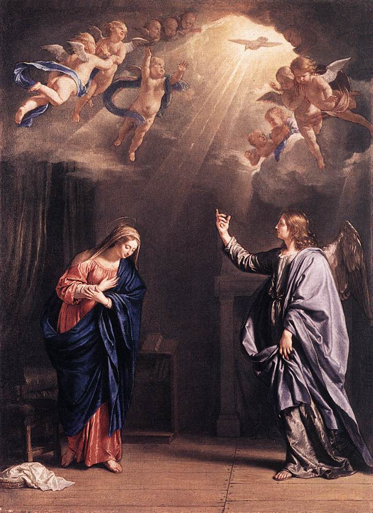 Anunciacion 2 Champaigne — Philippe De Champaigne