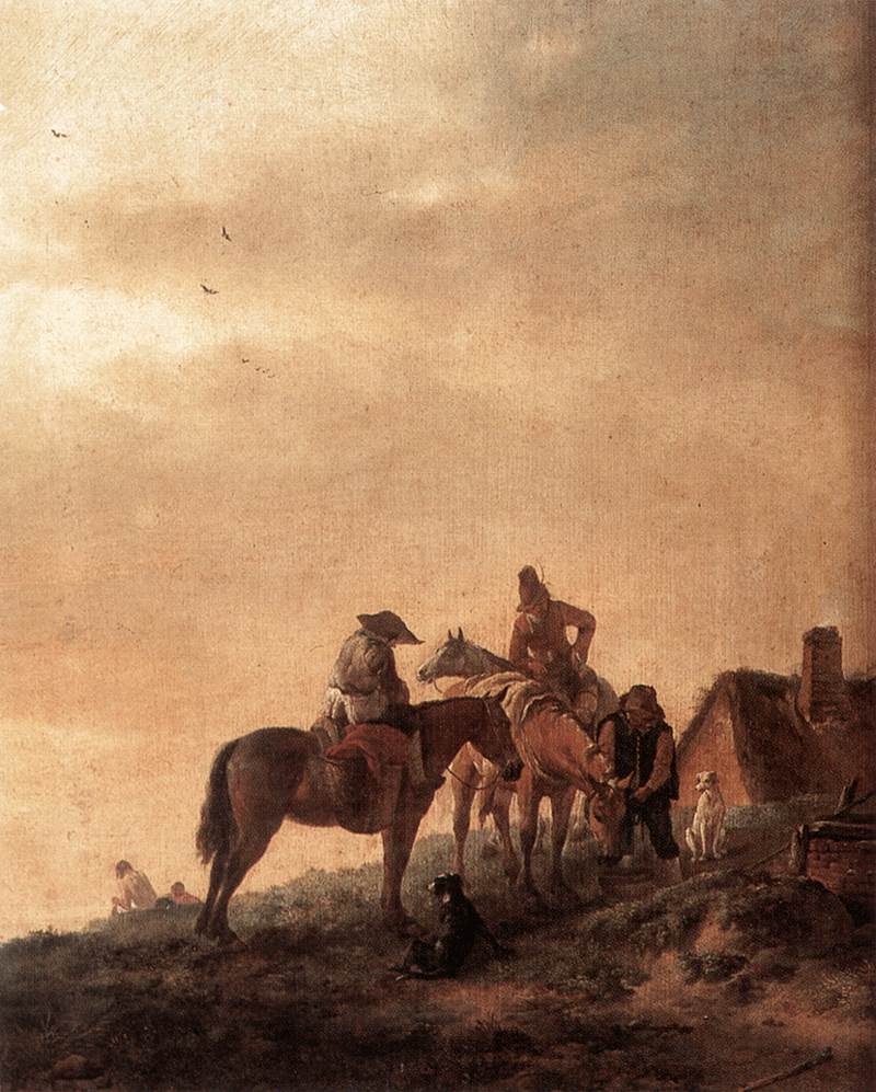 Riders Rest Place Wouwerman — Philips Wouwerman