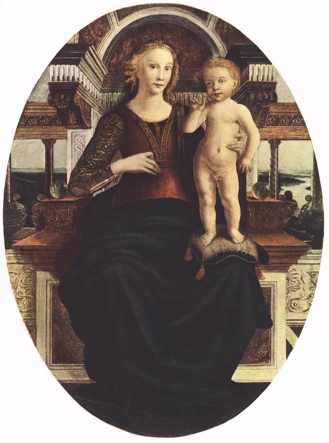 Mary Con Nino Pollaiolo — Piero Del Pollaiolo